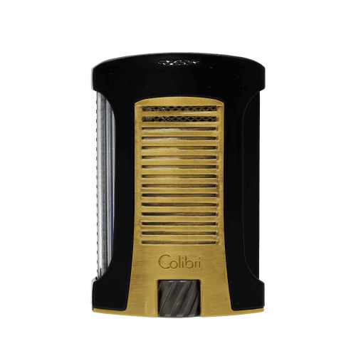 Colibri Daytona Single-Jet Lighter - Gold & Black