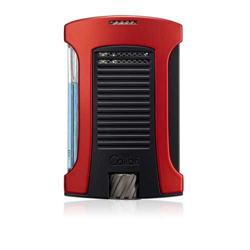 Colibri Daytona Single-Jet Lighter - Red & Black