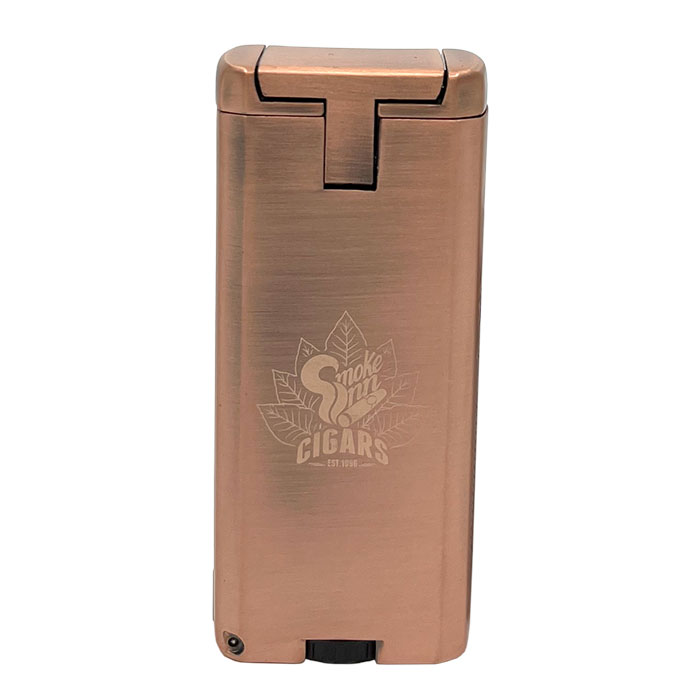 SI - Lighter Visol Striker Triple Torch Flame w/ Cigar Poker - Bronze