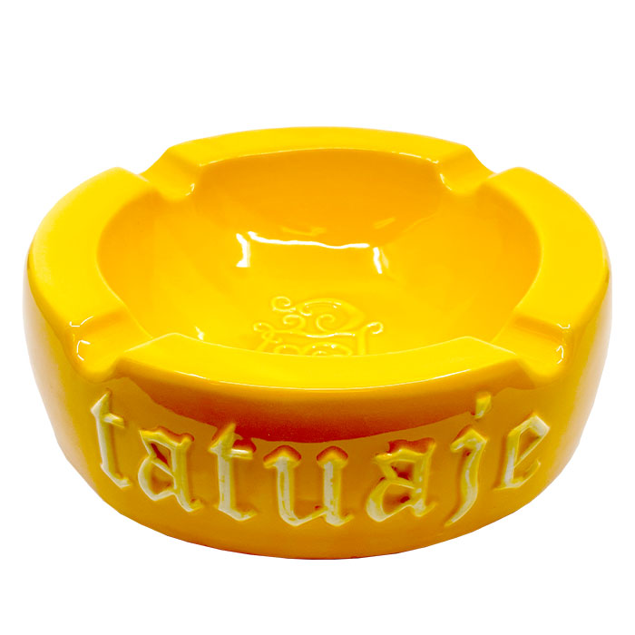 Tatuaje Ceramic Ashtray - Yellow