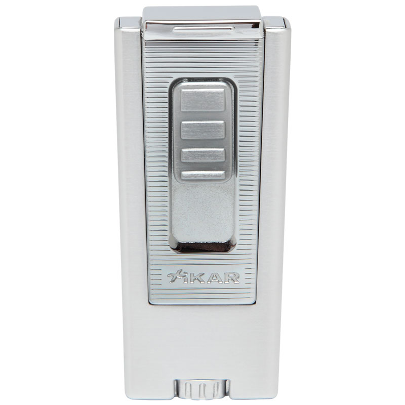 Xikar Trezo Triple Lighter Chrome Silver