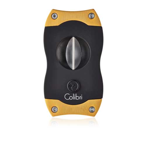 Colibri V-Cut Cigar Cutter - Gold