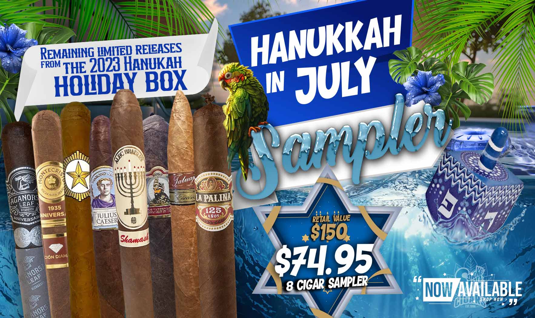 Hanukkah in July Sampler - 8 Cigars