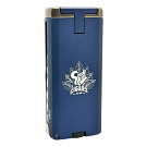 SI - Lighter Visol Striker Triple Torch Flame w/ Cigar Poker - Matte Blue