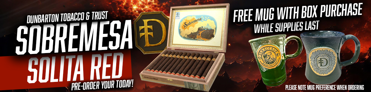 Sobremesa Solita Red by Dunbarton Tobacco & Trust promo